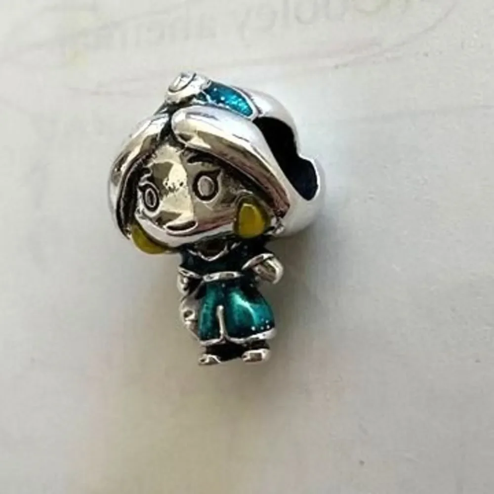 NWOT Jasmine Princess Disney x Pandora FIT Silver Charm